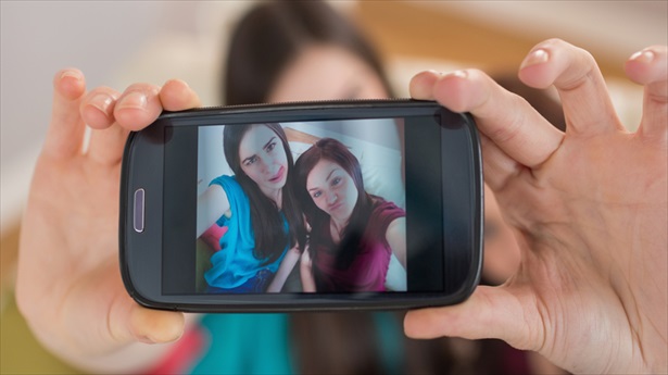 Chicas en una selfie