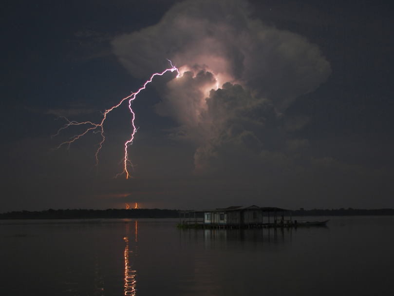 Relámpago del Catatumbo en Venezuela 