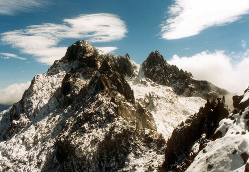 Pico Bolívar en la ciudad de Mérida