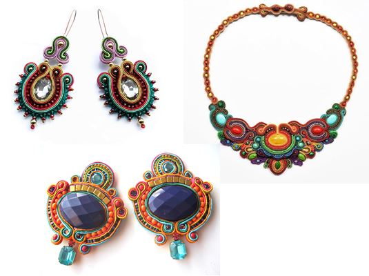 Piezas realizadas en soutache