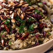 Quinoa con champiñones y dátiles